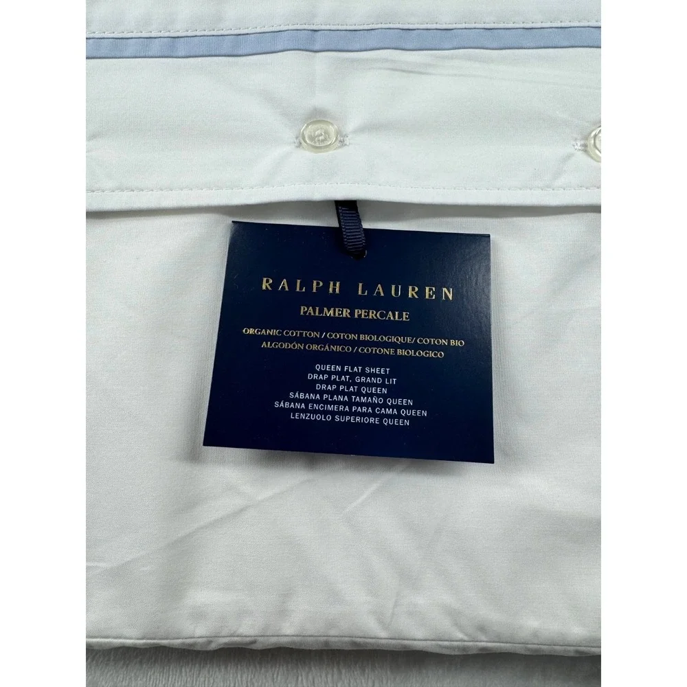 Ralph Lauren Avery Navy Blue Geometric Pattern Queen Duvet Cover -‎ 108 x 96 in